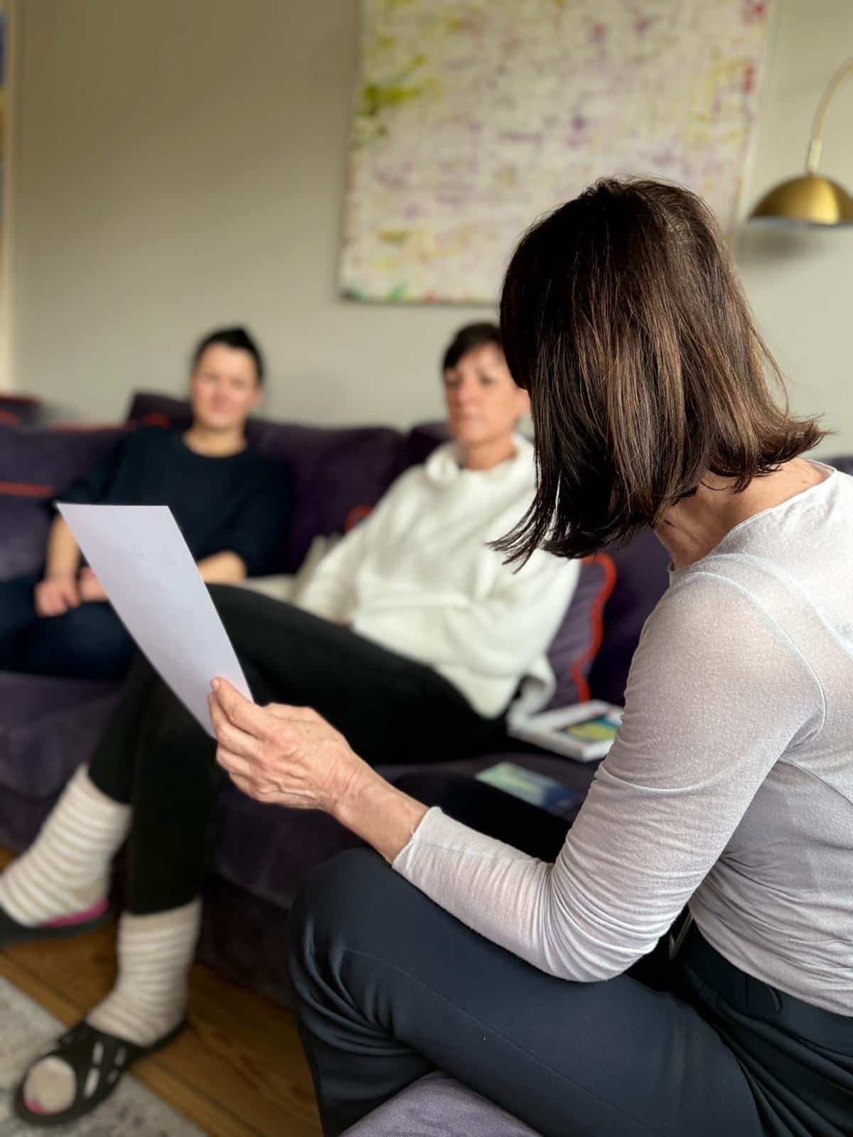 Coaching-Moment mit Liane