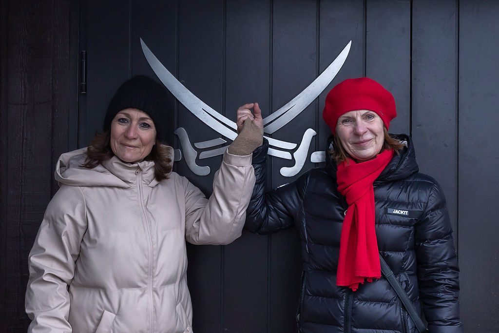 Liane und Betty an der Sansibar auf Sylt
